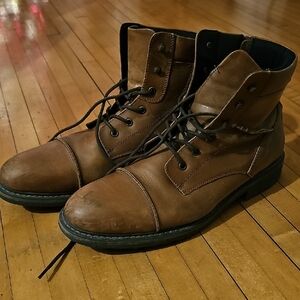The Rail Men's Tan Leather Boots